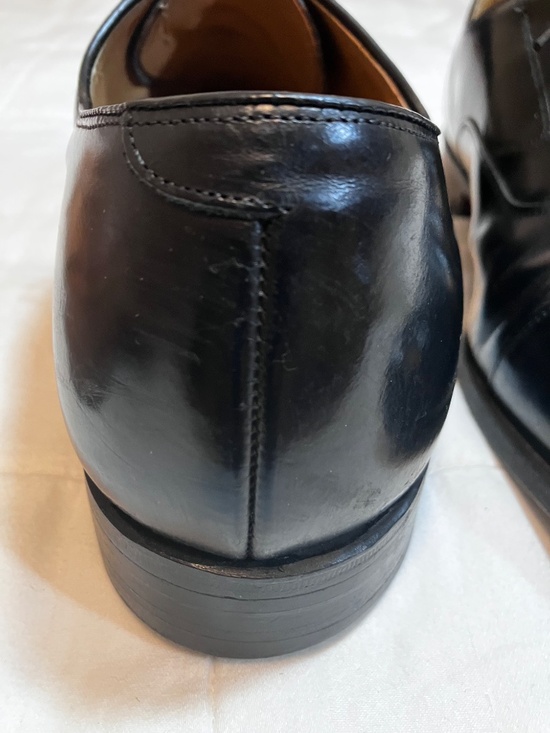 Johnson and Murphy Optima Made in the USA Men\'s Black 11 1/2 Cap Toe Shoes main image 6